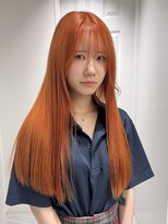 ゼスト 八王子店(ZEST) オレンジカラー/夏カラー/派手髪