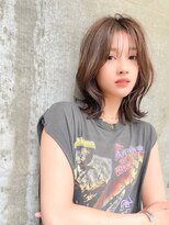 スティーロ 渋谷(Steelo)&nbsp;顔周りくびれカット ブラウンカラー