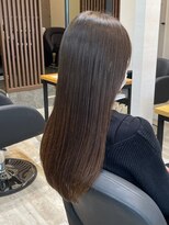 アトリエコア(Atelier Coa) 髪質改善トリートメントミルクティーベージュカラーくびれヘア