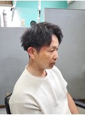 チリつかないツイストパーマ