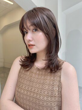 ビュートリアム265(BEAUTRIUM 265) ◆ミディアムレイヤー/レイヤーカット/銀座/ハニーブラウン