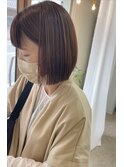 切りっぱなしボブ