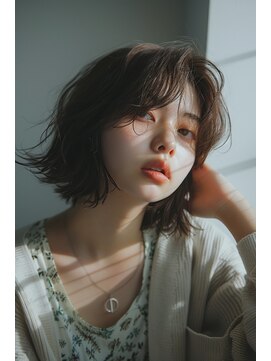 ラナ 新宿(lana) ボブレイヤー/顔まわり/シースルーバング【lana hair 新宿】