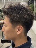 スパイキーショート/ジェットモヒカン/ショートバング/men's