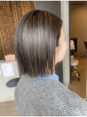 ナチュラルハイライト× ボブ