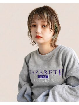 ジュール 池袋(Joule) インナーカラー×ウルフヘア