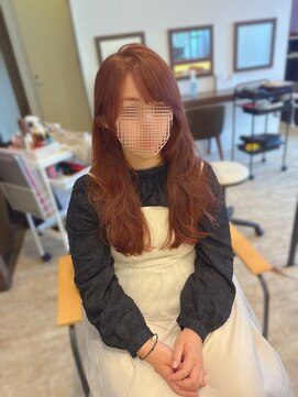 マーリャヘアー(mallia hair) レイヤースタイルレイヤーカットロングレイヤー小顔スタイル