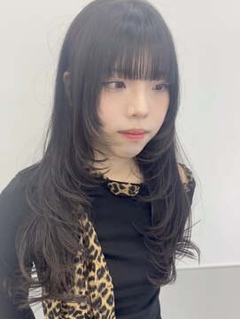 ゴウトゥデイシェアサロン 町田店(GO TODAY SHAiRE SALON) ワイドバング×韓国ロングレイヤー