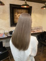 ボアップ 難波店(boappu) #イルミナカラー#ミルクティーベージュ#髪質改善