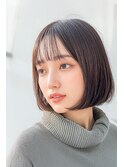 ★チェリーブラウン　シンプル美フォルムボブ