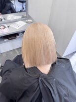 ペレ 栄店(PELE) ホワイトグレージュ/デジタルパーマ/チェリーブラウン/栄