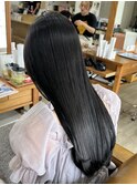【立町メアリーバイメリー】髪質改善×ブルーブラック