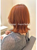 Orange color × Layer bob