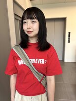 ローレンアオ(LOREN AO)&nbsp;くびれヘア/アプリコットオレンジ/夏のヘアアレンジ/矢場町