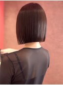 縮毛矯正で乾かしただけでまとまるボブ