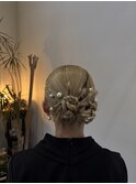 大人可愛いパールアレンジ