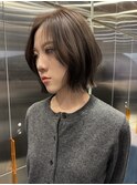 レイヤーボブウルフボブミディアムレイヤー渋谷ブリーチカラー