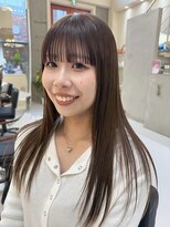 ラ ポルト ドゥ サワ(La Porte de SAWA)&nbsp;長野市美容室/髪質改善◎艶感ナチュラルブラウン