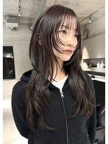 フィルムス 表参道(FILMS)&nbsp;ミニボブレイヤー/レイヤーカット/ウォームベージュ/前髪/表参道