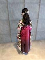 ラビッシー(Ravissy) 卒園袴、ヘアセット