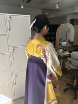 ハク メゾン(HaKU maison)&nbsp;卒業式袴着付けヘアセットタイトヘア