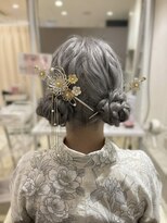 ヘアセットサロンコト(Hair Set Salon KOTO) ツインお団子ヘアアレンジ