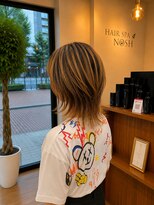 ヘアースパ ノッシュ 博多千代店(Hair Spa Nosh) Hair Spa Nosh 博多千代店/ミディアムウルフレイヤー/レイヤー