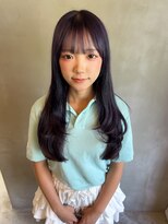 イキプラスディードットログ 大和八木駅前店(ikii+D.Log)&nbsp;ブリーチ　ダブルカラー　パープル　暖色カラー　大和八木　奈良