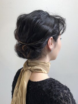 ナンプウ(Nanpu) 《Ｎａｎｐｕ》結婚式アレンジシニヨン（海野夢花）