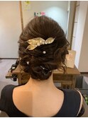 ねじりアップスタイル★