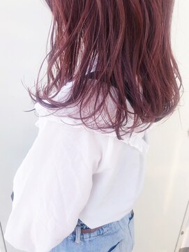 ジーナ 銀座中央通り(Zina) 【Zina 銀座中央通り】Wカラー×チェリーレッドブラウン