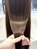 【髪質改善！ブリーチ毛対応】ティックプレミアム酸性ストレート ¥19800