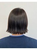 切りっぱなしカット