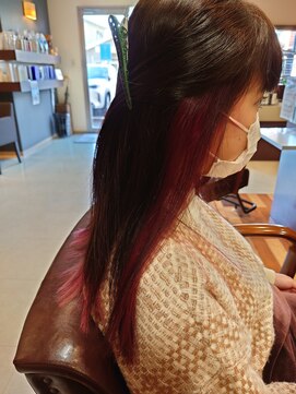 ジールドゥーエ(Zeal due) 春色インナーカラー