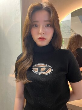 ミンクス 原宿店(MINX) 韓国レイヤーカット/韓国ヘア/顔まわりカット/イルミナカラー