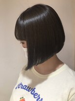 ラボヌール ヘアー エクラ(La Bonheur hair eclat) 黒髪 × ボブ