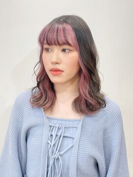 ホワイト 梅田(white) ＊フェイスフレーミング＊ナチュラルピンク