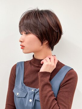 エアー 横浜(AIR) 【長谷川】マッシュショートグレージュカラー