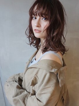 アグランテトラ 野田阪神店(a Gland tetra) モードグランジパーマニュアンスパーマ×ピンクブラウン