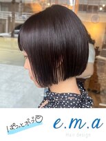 エマヘアデザイン(e.m.a Hair design) パッっとボブ