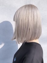 ユニヘアデザイン 徳島店(Uni. hair design) BOB ×  ホワイトベージュ【ZOE　STYLE】