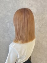 ヘアーアンドメイク ブロッサム 志木南口店(HAIR&MAKE Blossom) ミルクティーベージュブリーチダブルカラー志木新座髪質改善