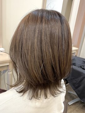 アルターリール(aL ter Rire) 切りっぱなしボブ/エアリーロング/ピンクブラウン/鎌取/中村郁未