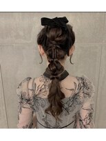 ウォーレントリコミニューヨーク ハービスエント大阪梅田店(WARREN TRICOMI NEW YORK) 編みおろしヘアセット