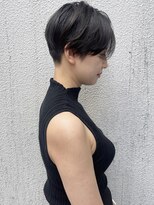 ラウンジ モリオ イケブクロ(Lounge MORIO Ikebukuro)&nbsp;【morio池袋】柔らかい刈り上げハンサムショートスタイル＊