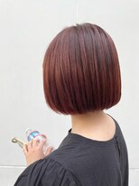 マッシュ(MASHU) オレンジブラウンカラー ボブ◎20代30代40代