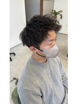 ブランチオム 宇佐店(branch homme)&nbsp;【ツイストパーマ】スパイキーショート【メンズパーマ】