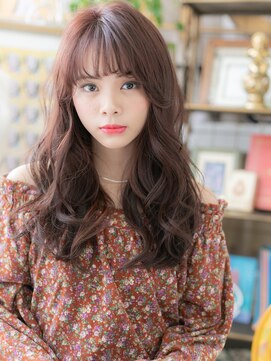 カバーヘアアンドスパ ブリス 浦和(COVER HAIR&SPA bliss) ピンクラベンダー外国人風小顔ウェーブパーマc6浦和20代30代40代