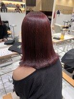 ゼスト フィーノ(ZEST fino)&nbsp;【中野花純】ワンカラーでつくるボルドーカラー！