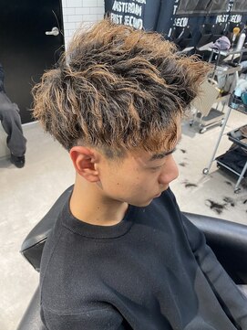 リレーションメンズヘアー(RELATION MEN'S HAIR) スペインカールスパイキーショートツイストスパイラルパーマ